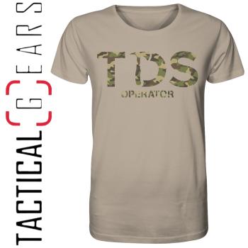 TACTICAL DEFENSE SYSTEM - SEMINAR - MEN´S - T-SHIRT - TDS OPERATOR - DESERT DUST